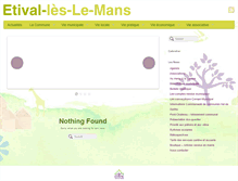 Tablet Screenshot of etival-les-le-mans.com